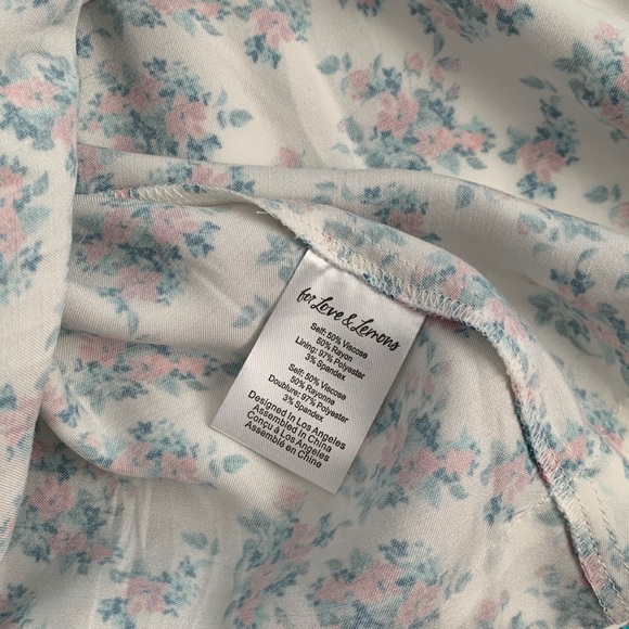 For Love and Lemons Taggart Mini Dress NWT - Picture 16 of 16